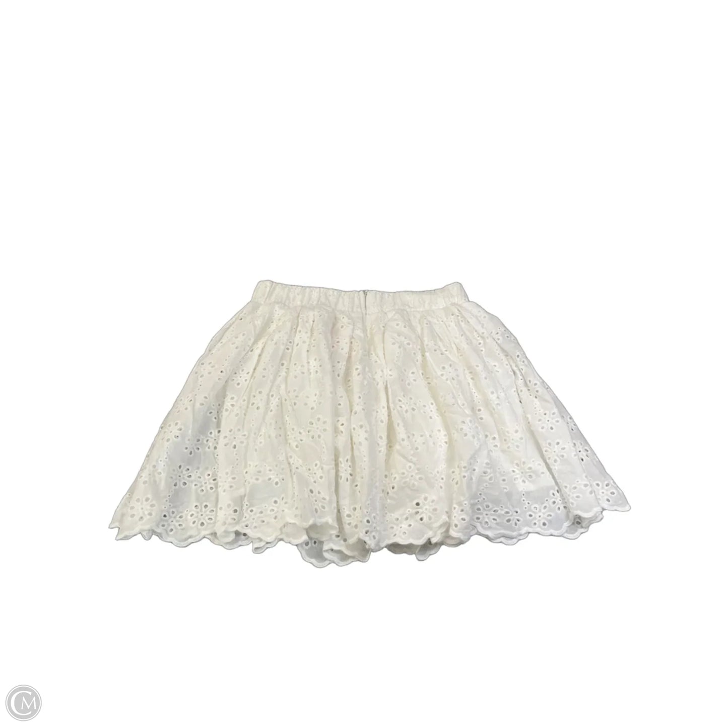 Skirt Mini & Short By Mable In White, Size: M