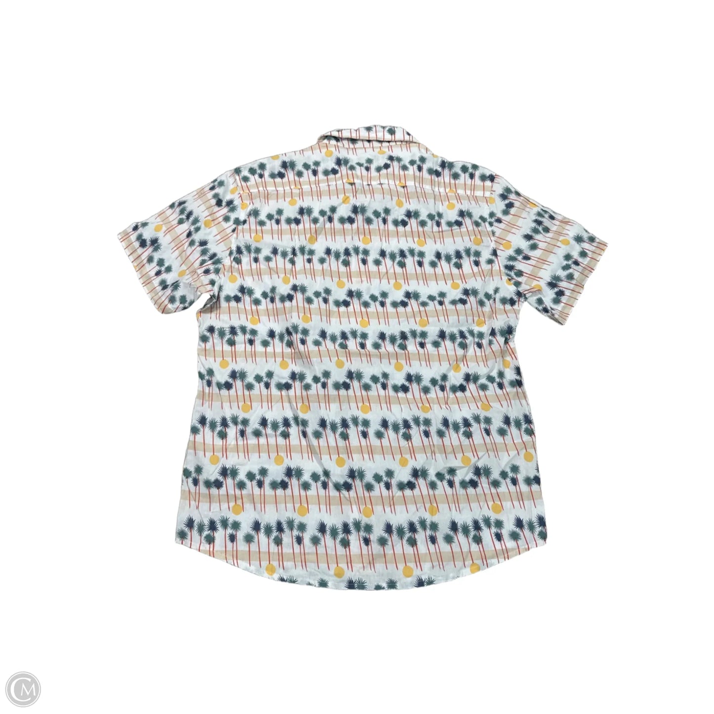 Top Short Sleeve By cotton & co In Yellow, Size: M