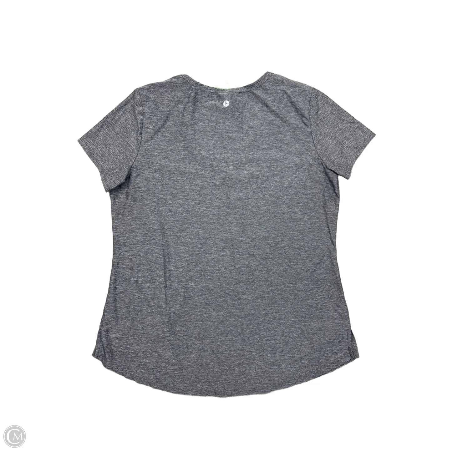 Athletic Top Short Sleeve By 90 Degrees By Reflex In Grey, Size: M