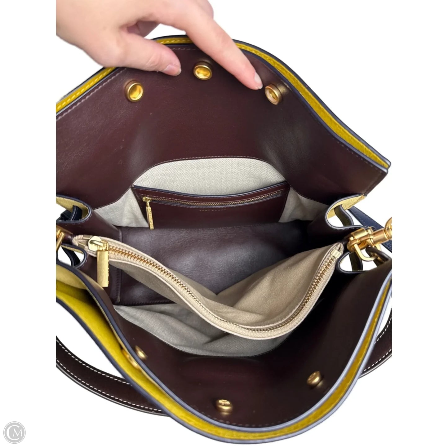 Crossbody Designer By Tory Burch, Size: Large