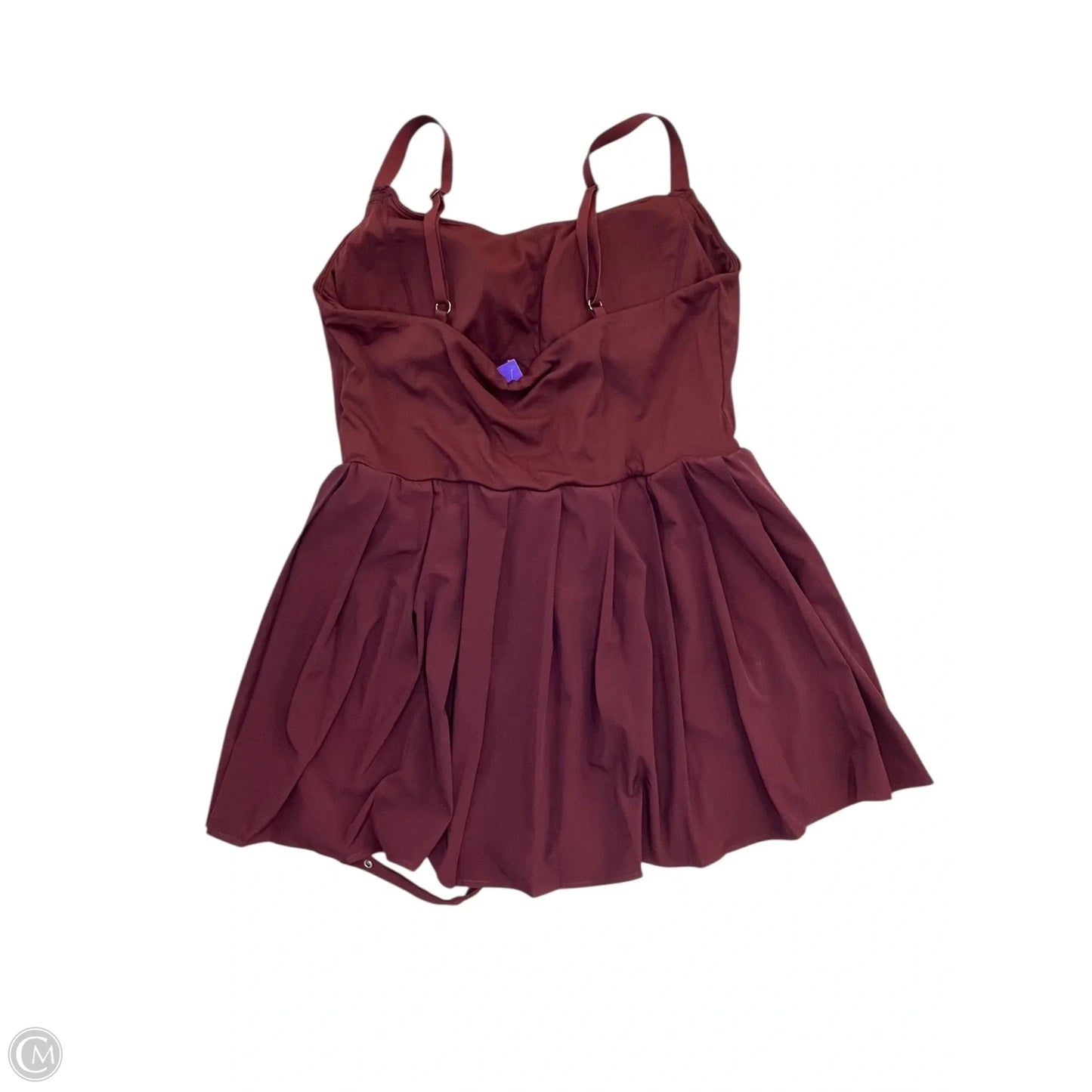 Athletic Dress By Clothes Mentor In Maroon, Size: L