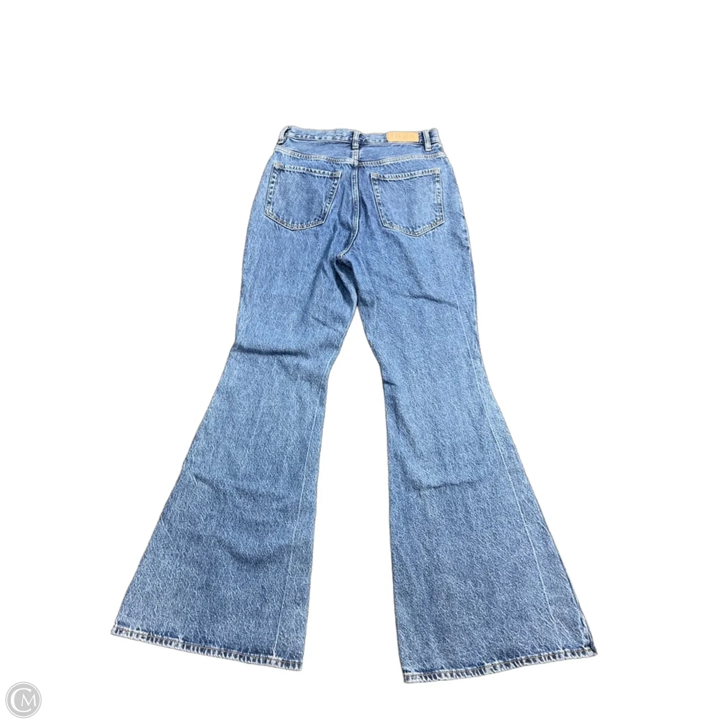 Jeans Flared By Pacsun In Blue Denim, Size: 8