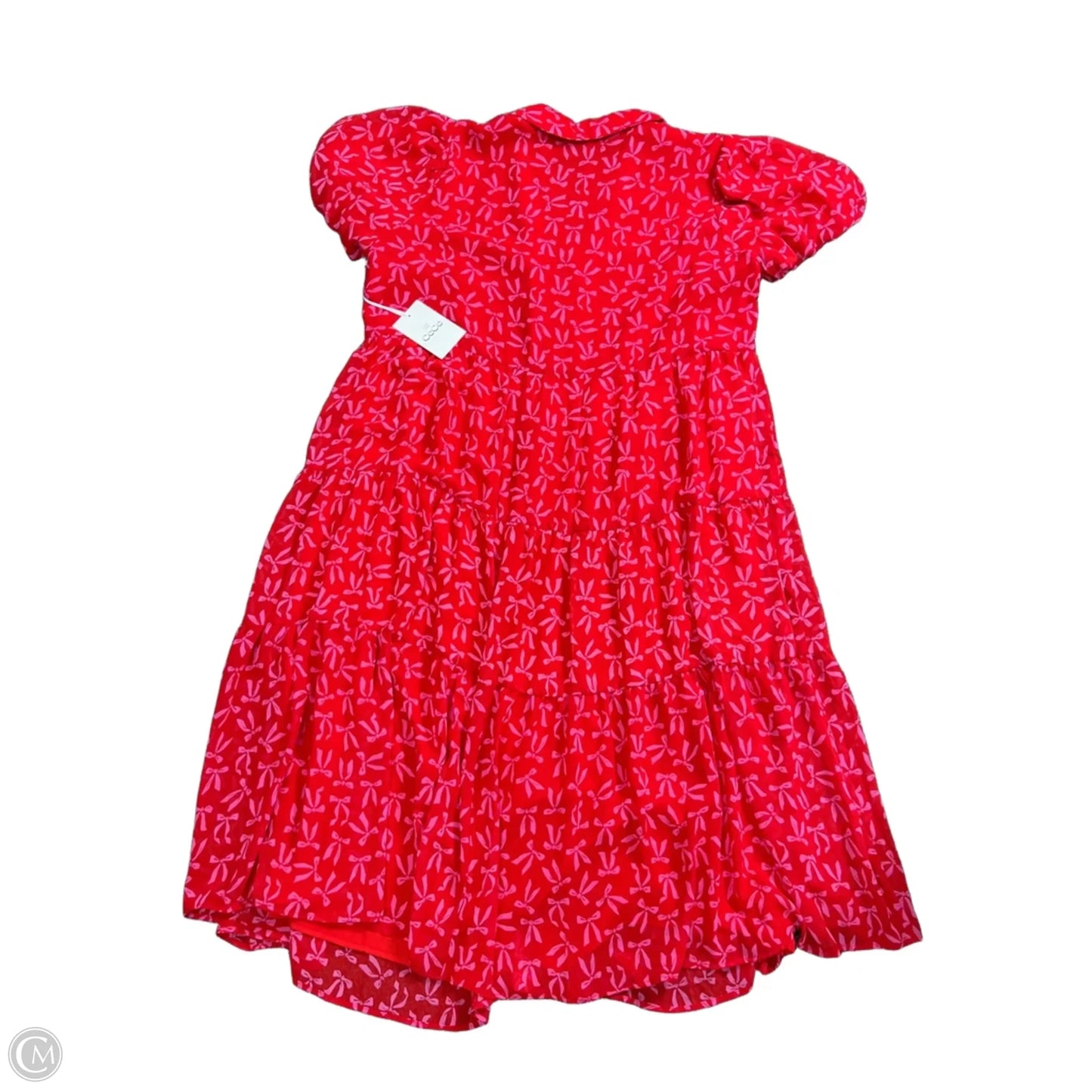 Dress Party Midi By Cece In Red, Size: 2x