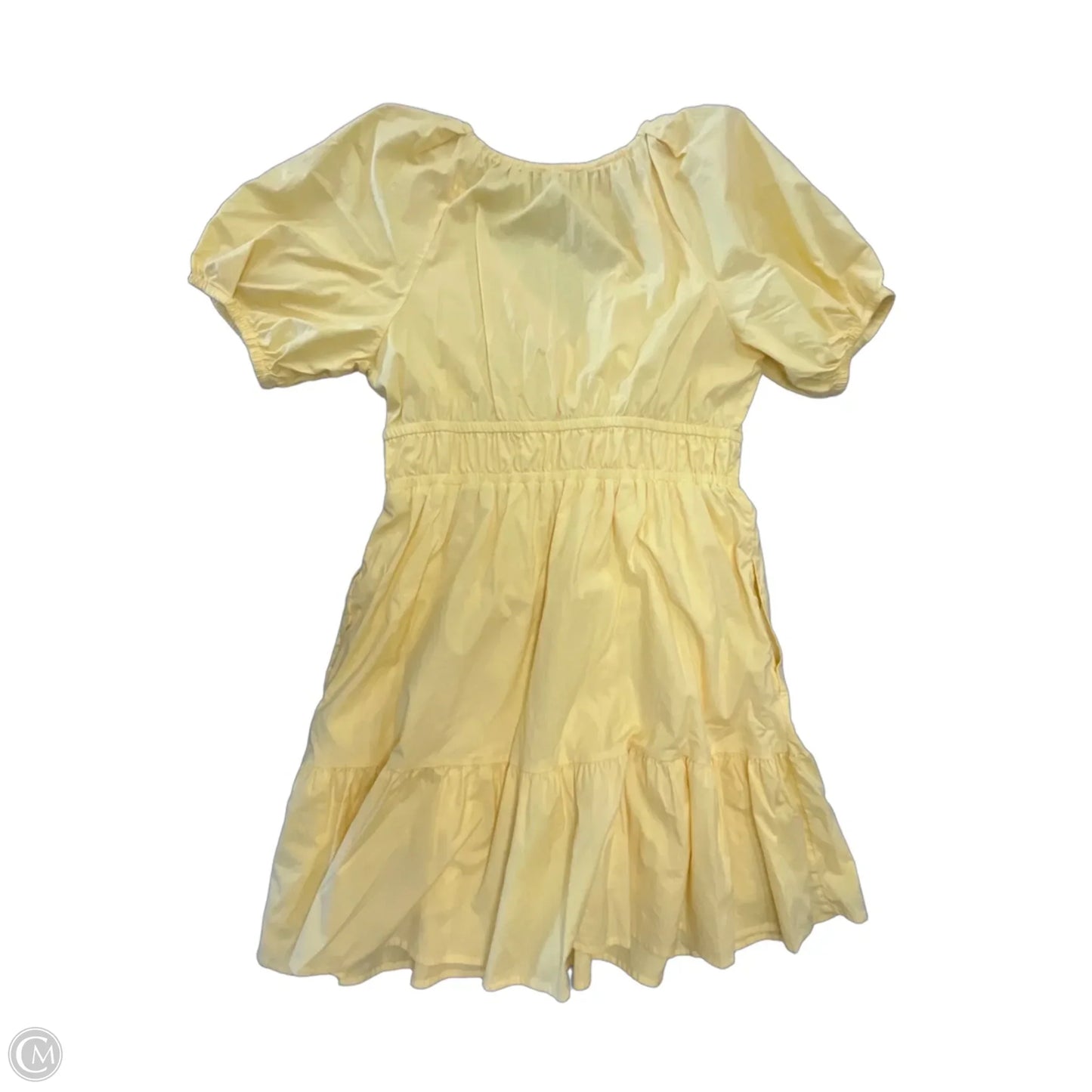 Dress Casual Short By Vineyard Vines In Yellow, Size: L
