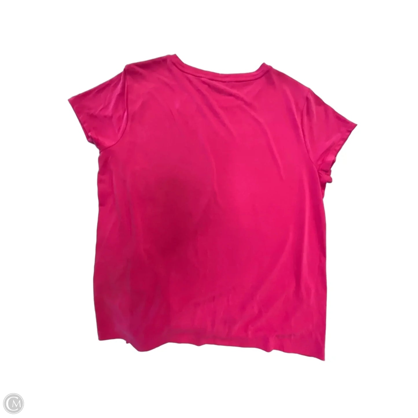 Top Short Sleeve By Simply Vera In Pink, Size: Xxl
