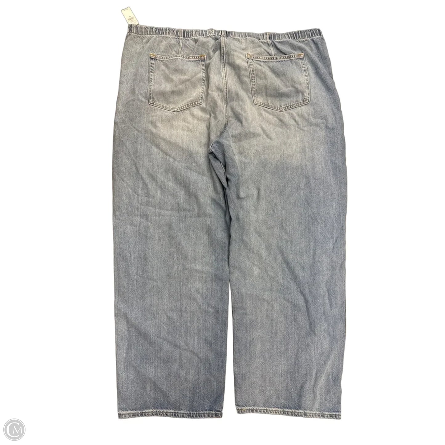 Pants Wide Leg By Gap In Blue Denim, Size: Xxl