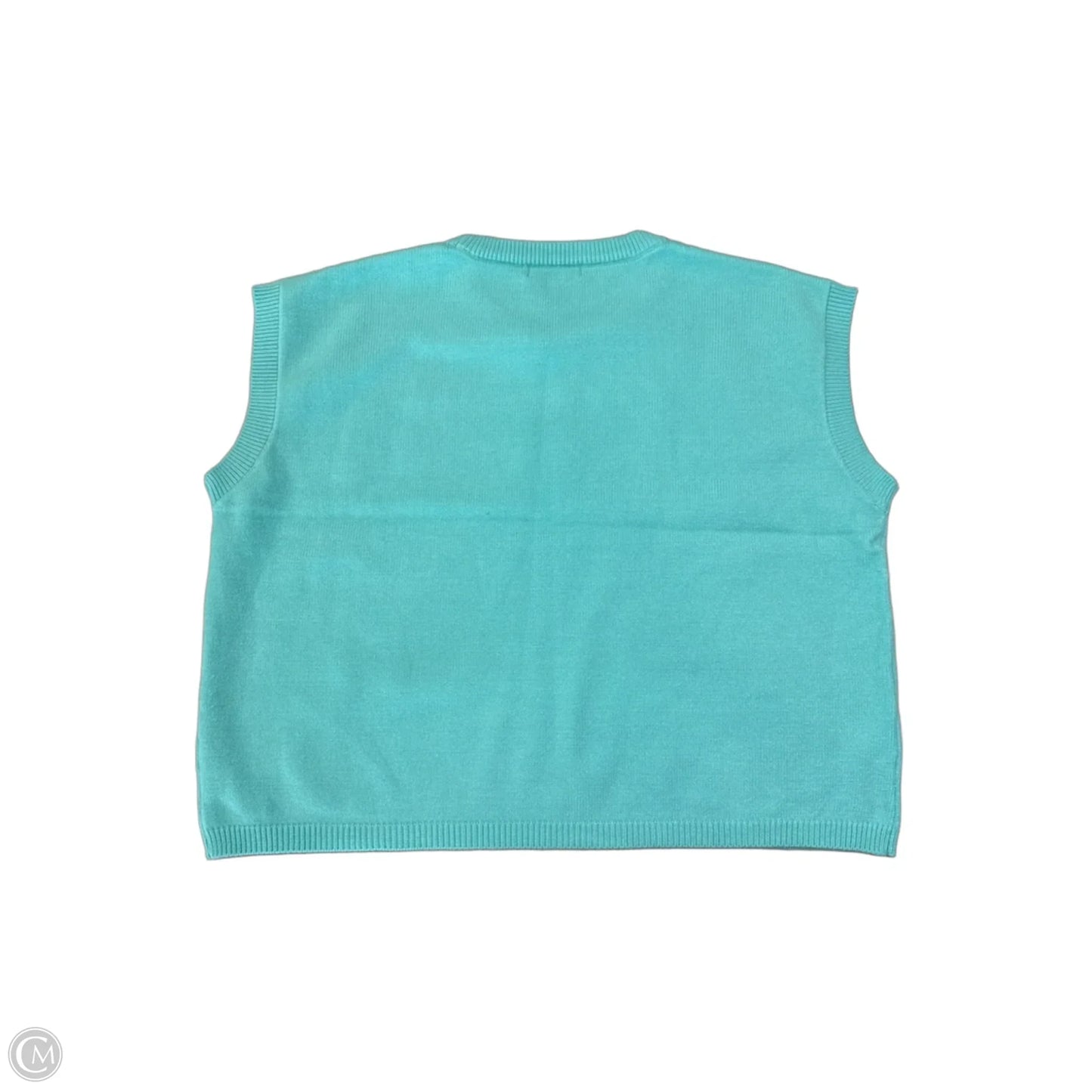 Vest Sweater By Zenana In Teal, Size: L