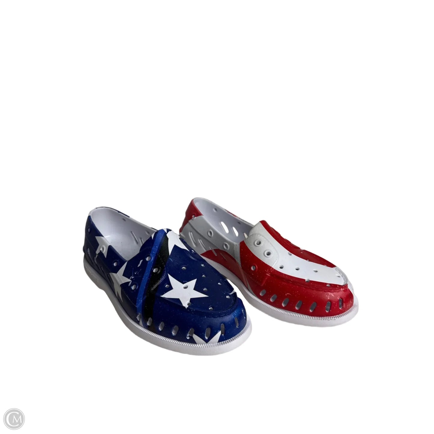 Shoes Flats By Sperry In Blue & Red, Size: 8