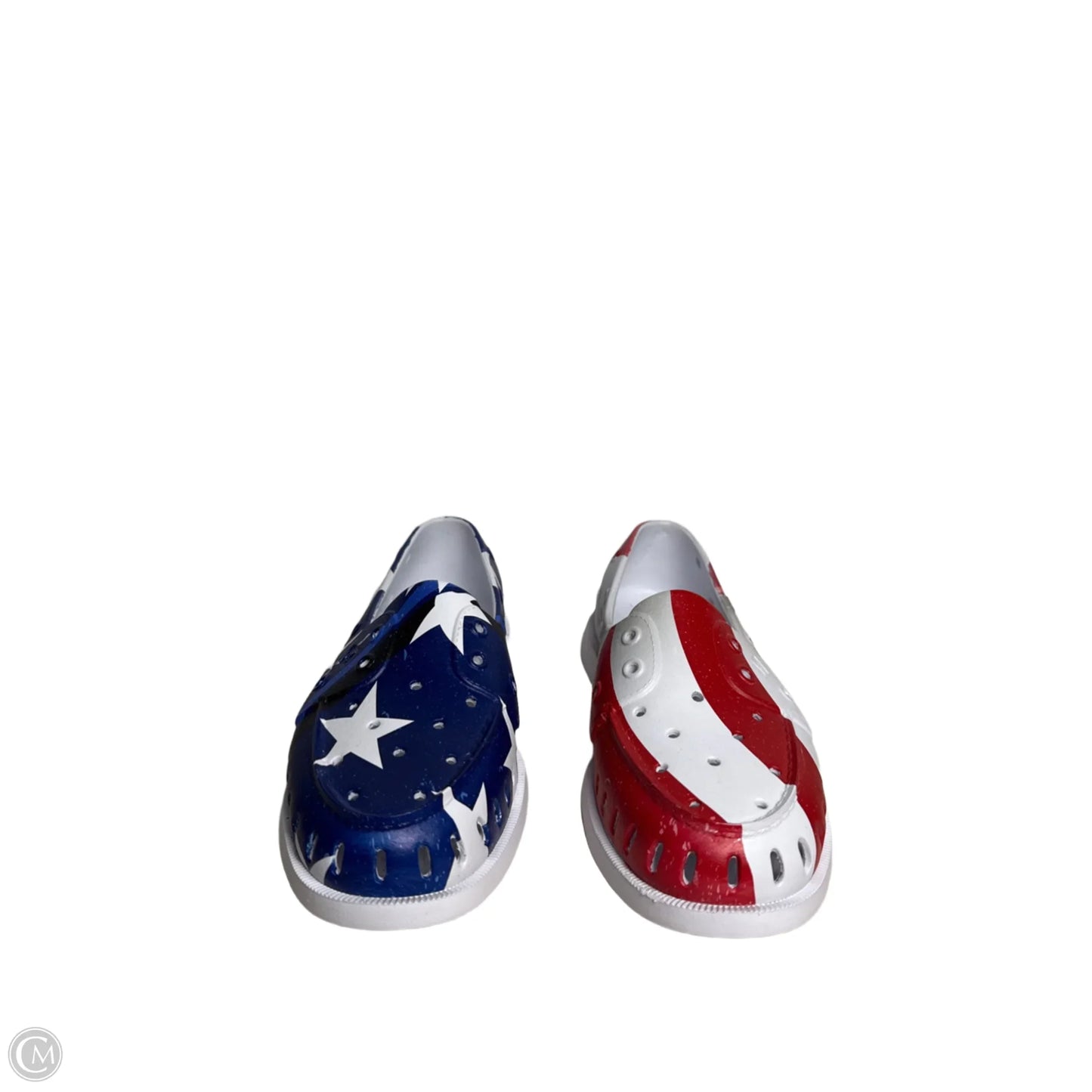 Shoes Flats By Sperry In Blue & Red, Size: 8