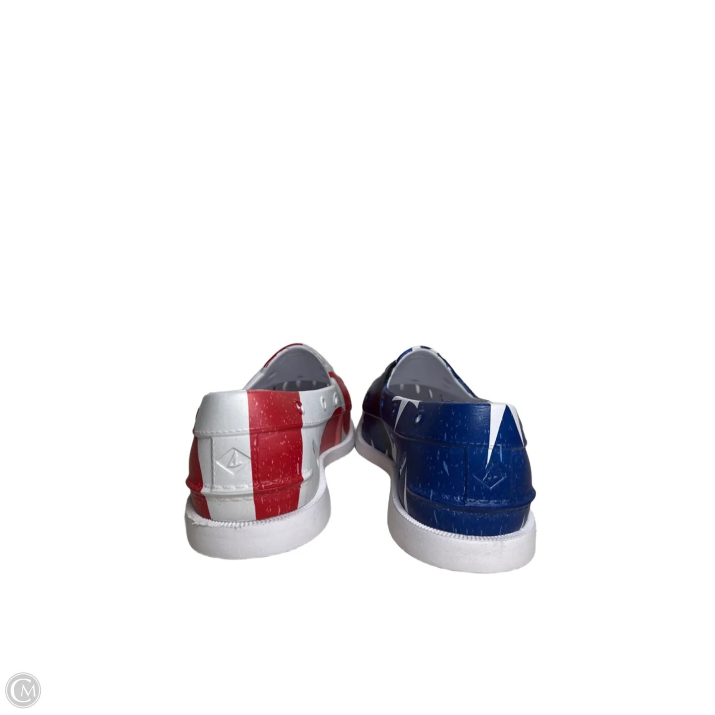 Shoes Flats By Sperry In Blue & Red, Size: 8