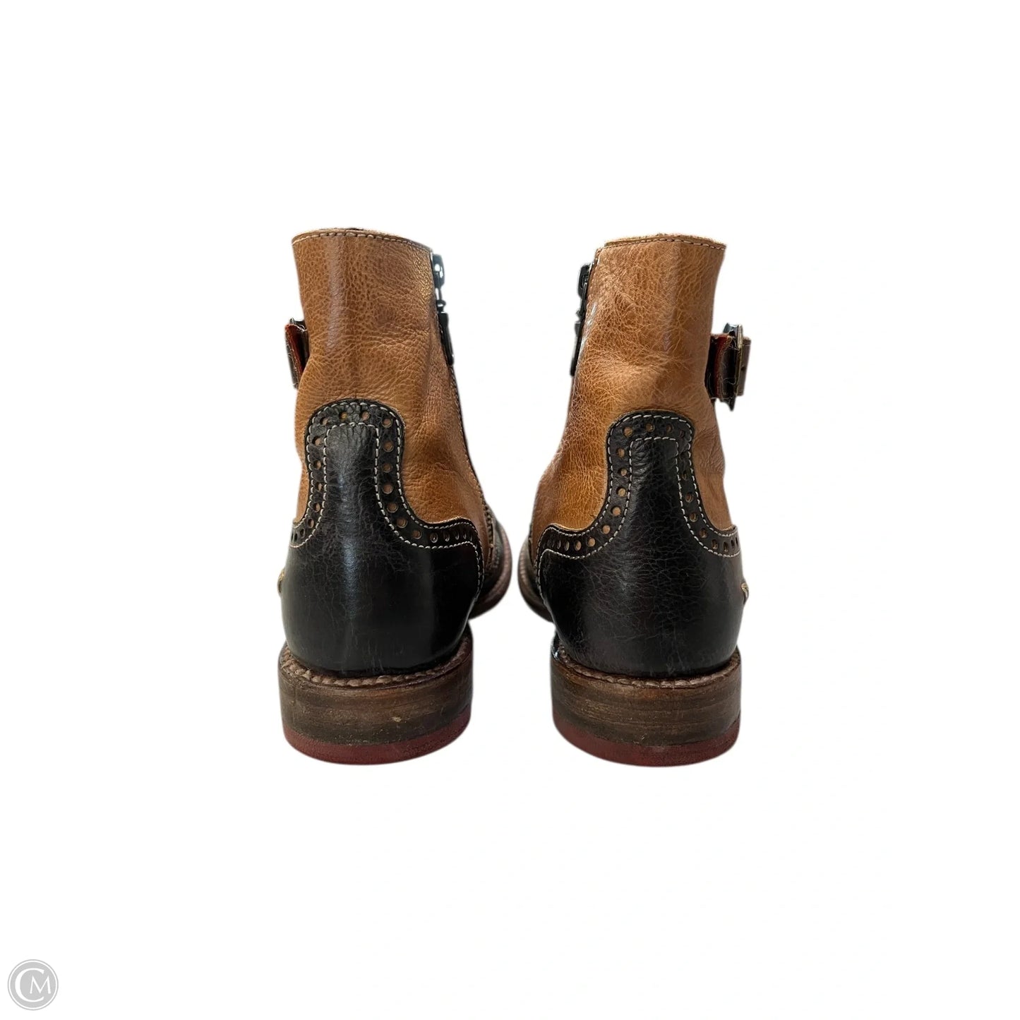 Boots Ankle Flats By Bed Stu In Brown, Size: 6.5