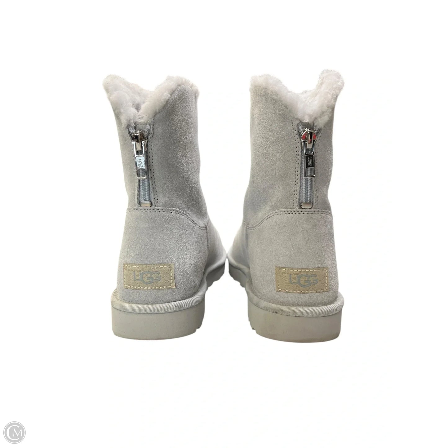 Boots Designer By Ugg In Grey, Size: 8