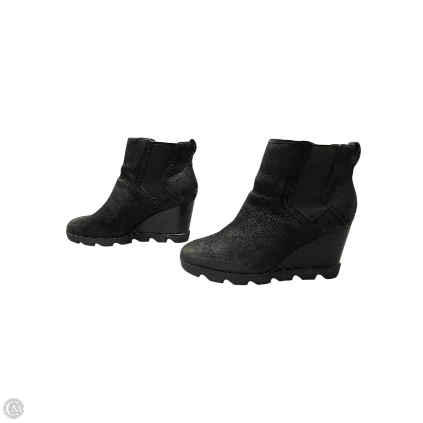 Boots Ankle Heels By Sorel In Black, Size: 10.5