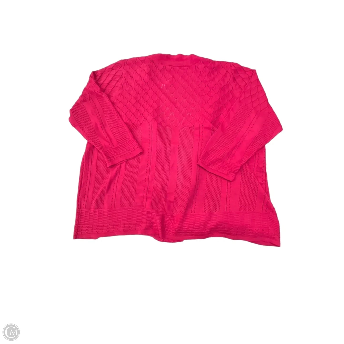Cardigan By Cyrus In Pink, Size: 2x