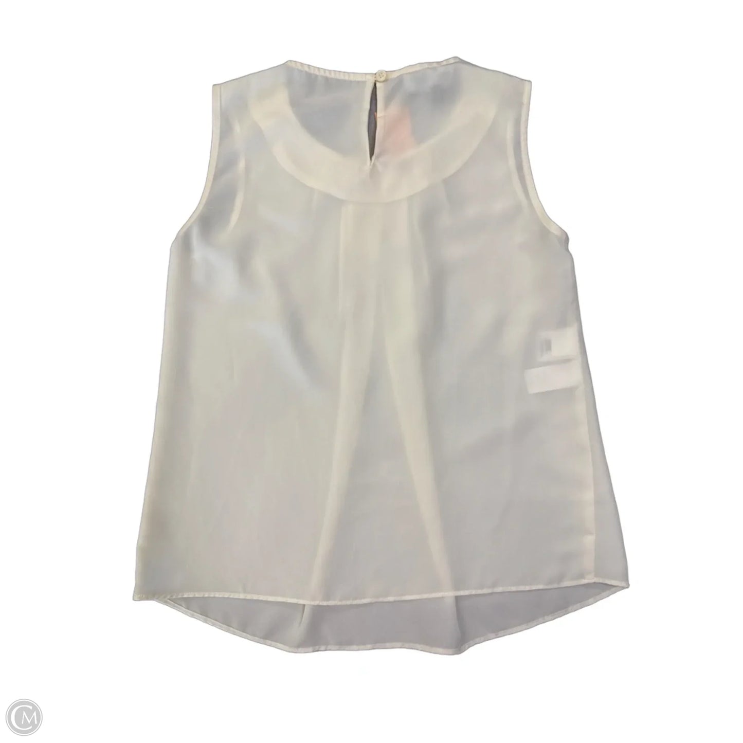 Blouse Sleeveless By Jones New York In Cream, Size: Xs