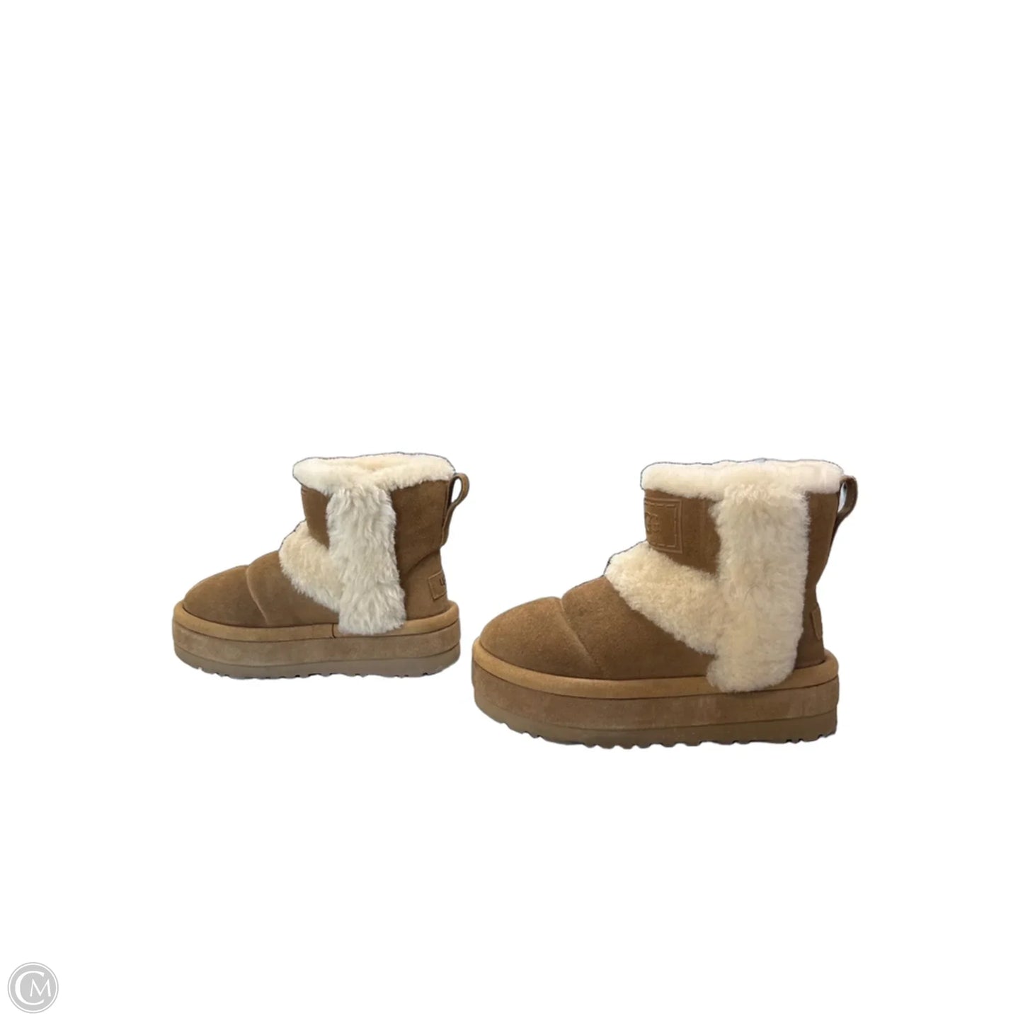 Boots Designer By Ugg In Brown, Size: 8