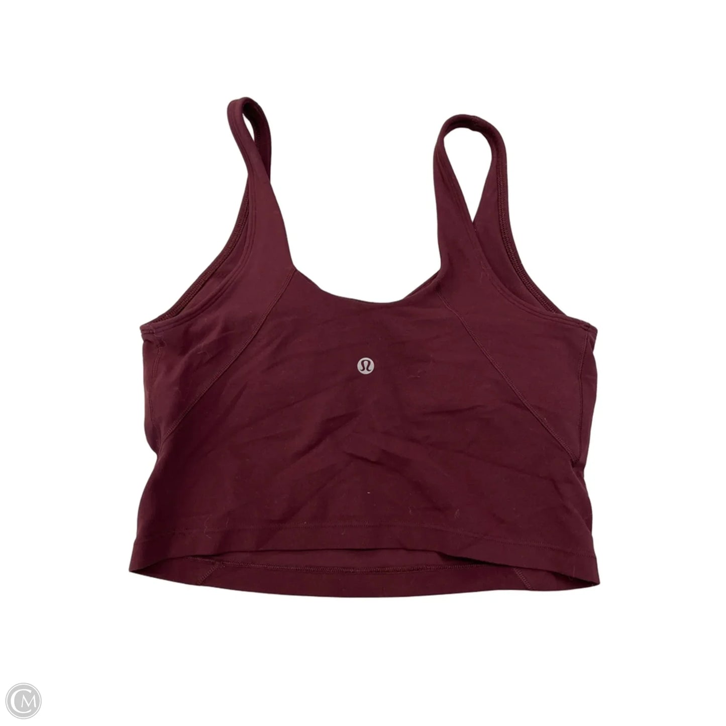 Athletic Bra By Lululemon In Maroon, Size: M