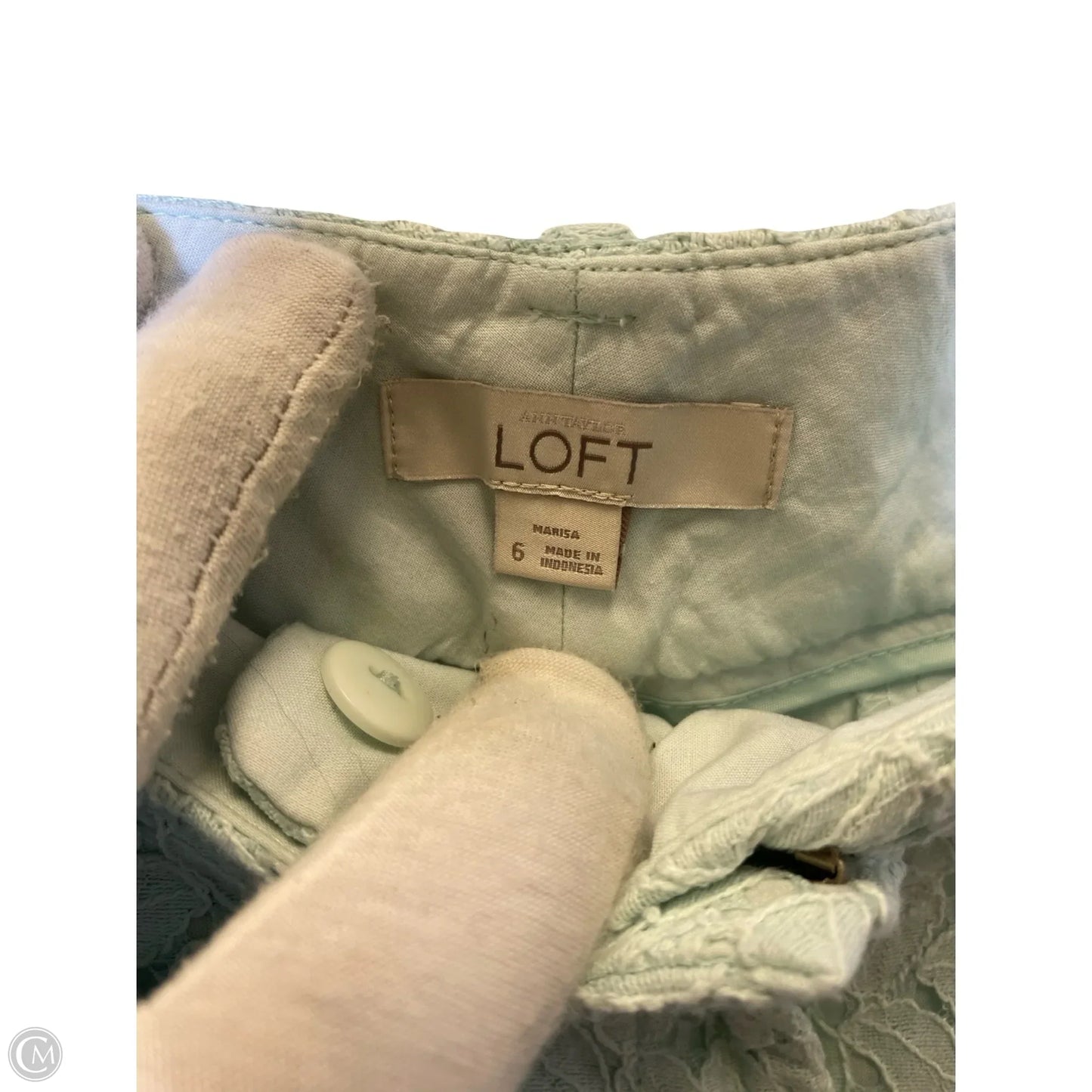 Shorts By Loft In Blue, Size: 6