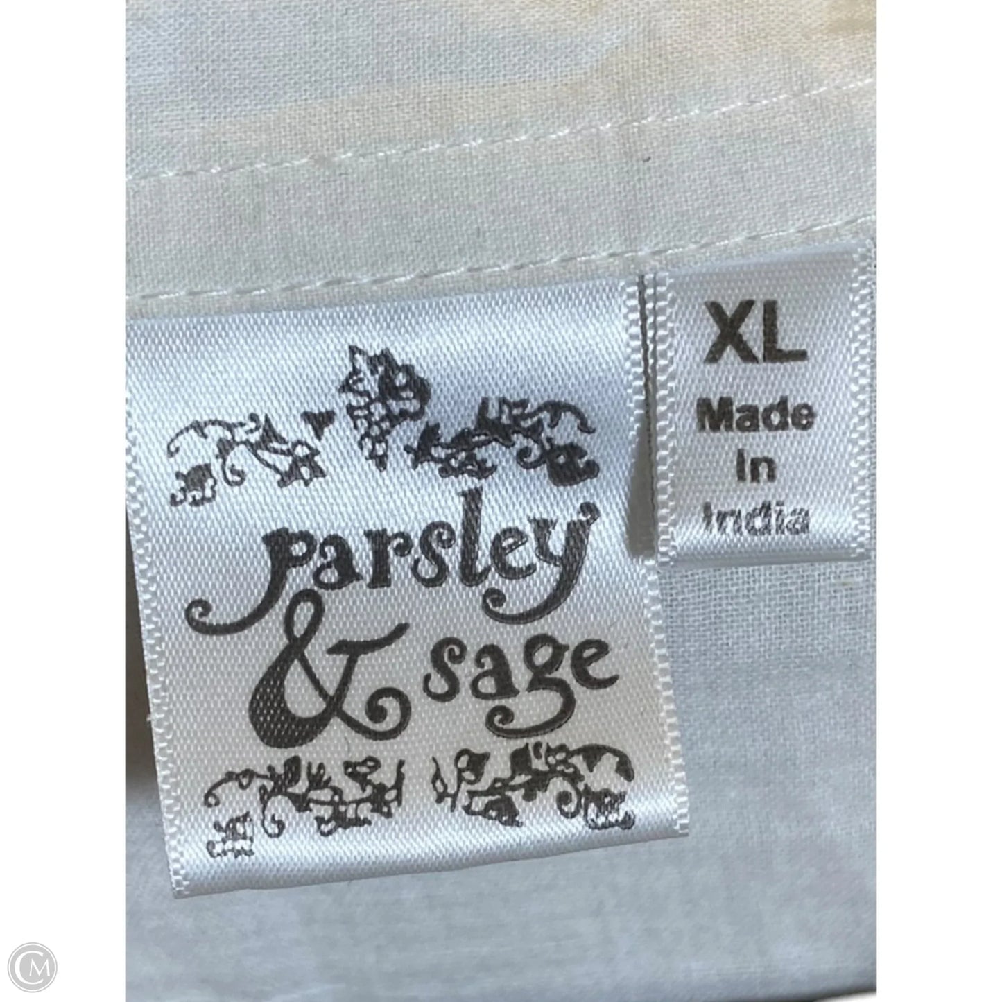 Dress Casual Short By Parsley & Sage In White, Size: Xl