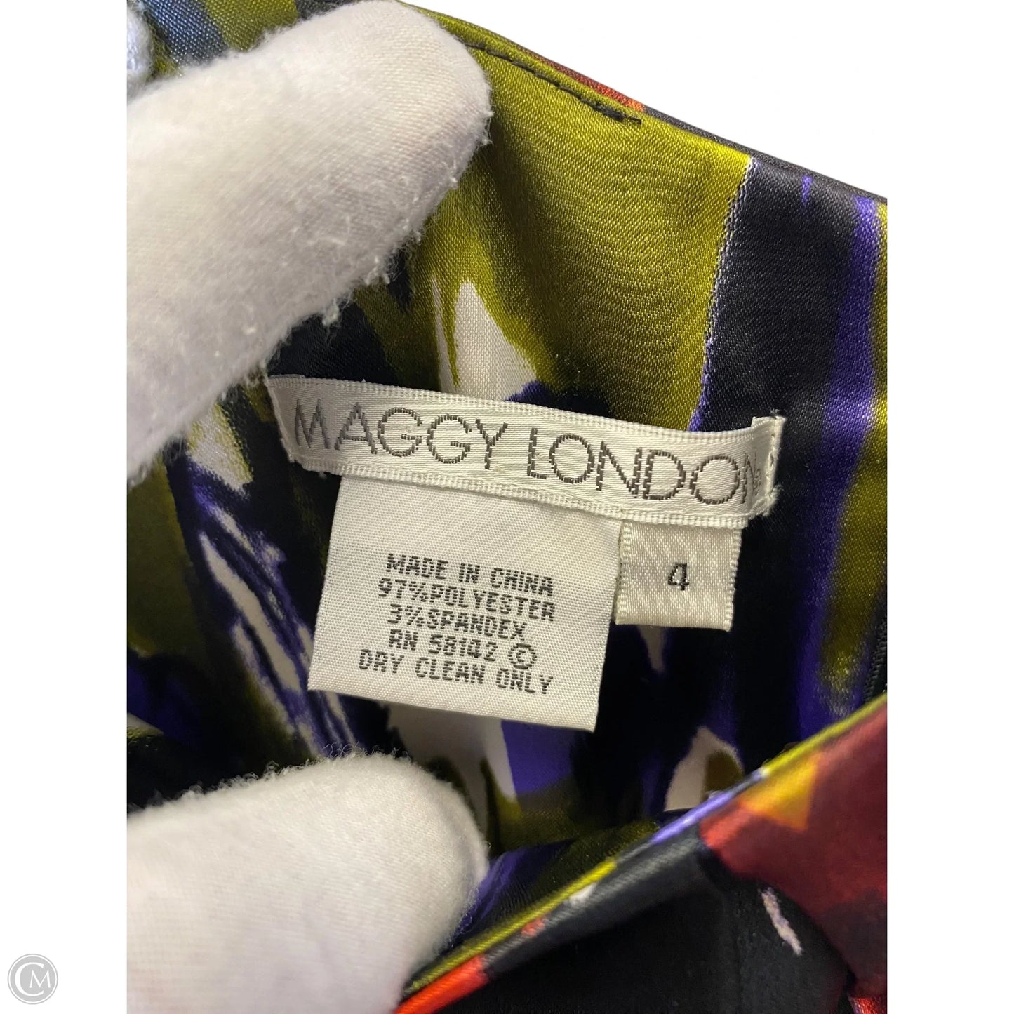 Dress Party Midi By Maggy London In Multi-colored, Size: 4