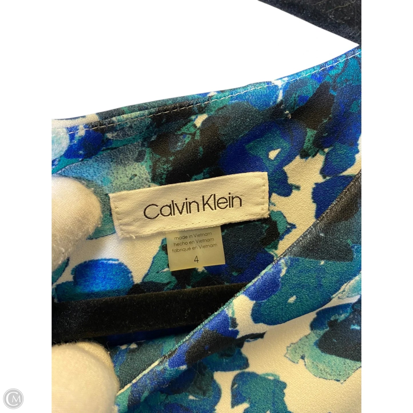 Dress Work By Calvin Klein In Multi-colored, Size: 4