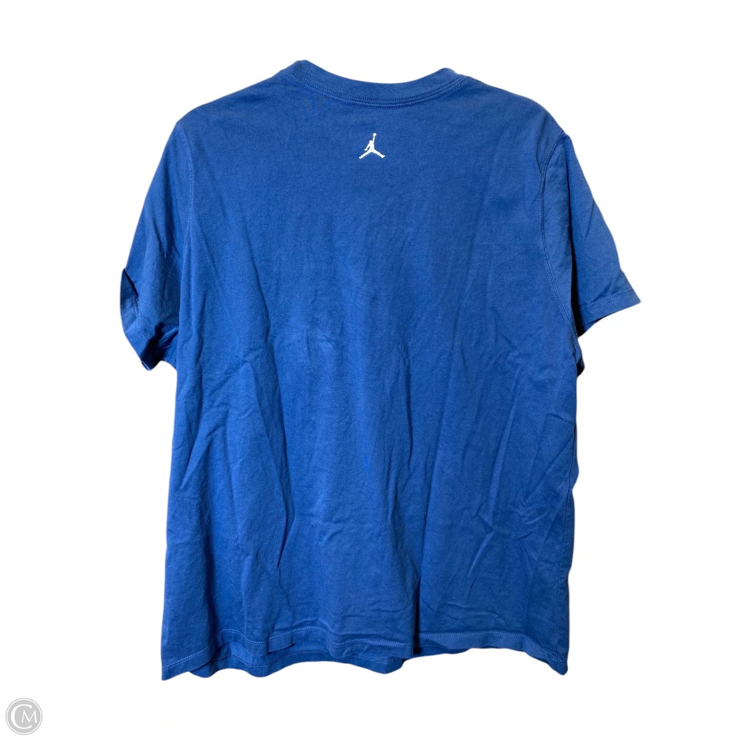 Top Short Sleeve Luxury Designer By Jordan In Navy, Size: 1x