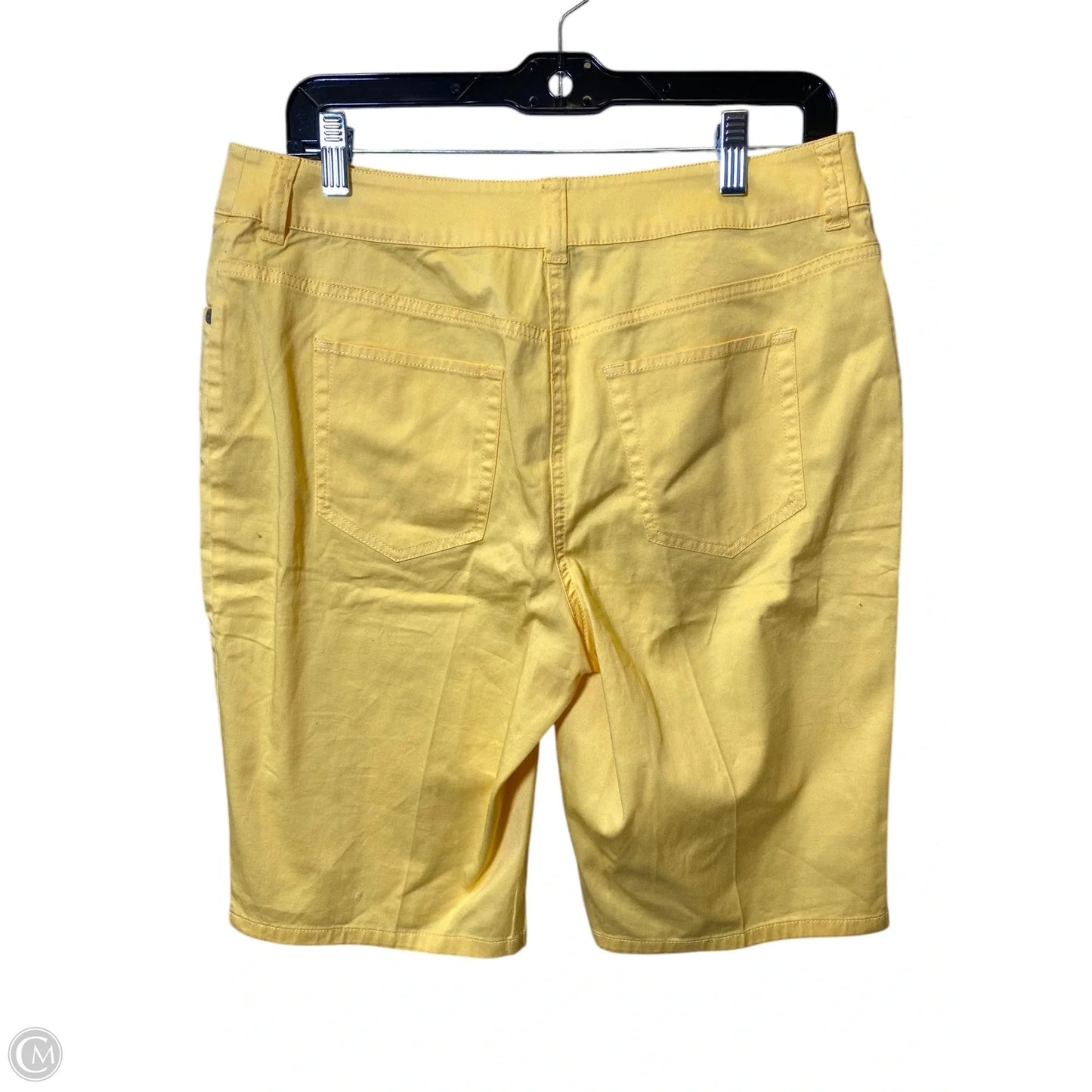 Shorts By Chicos In Yellow, Size: M