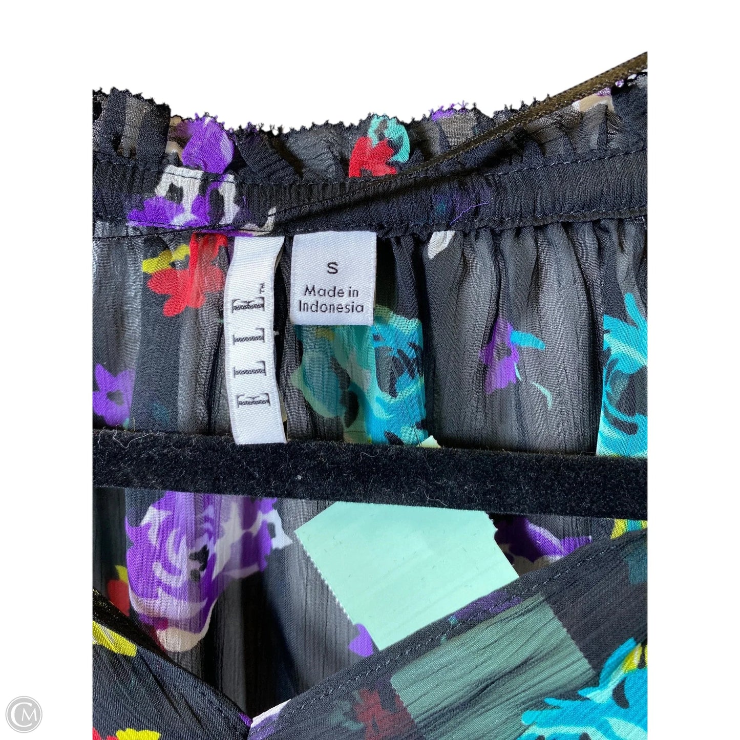 Top Long Sleeve By Elle In Floral Print, Size: S