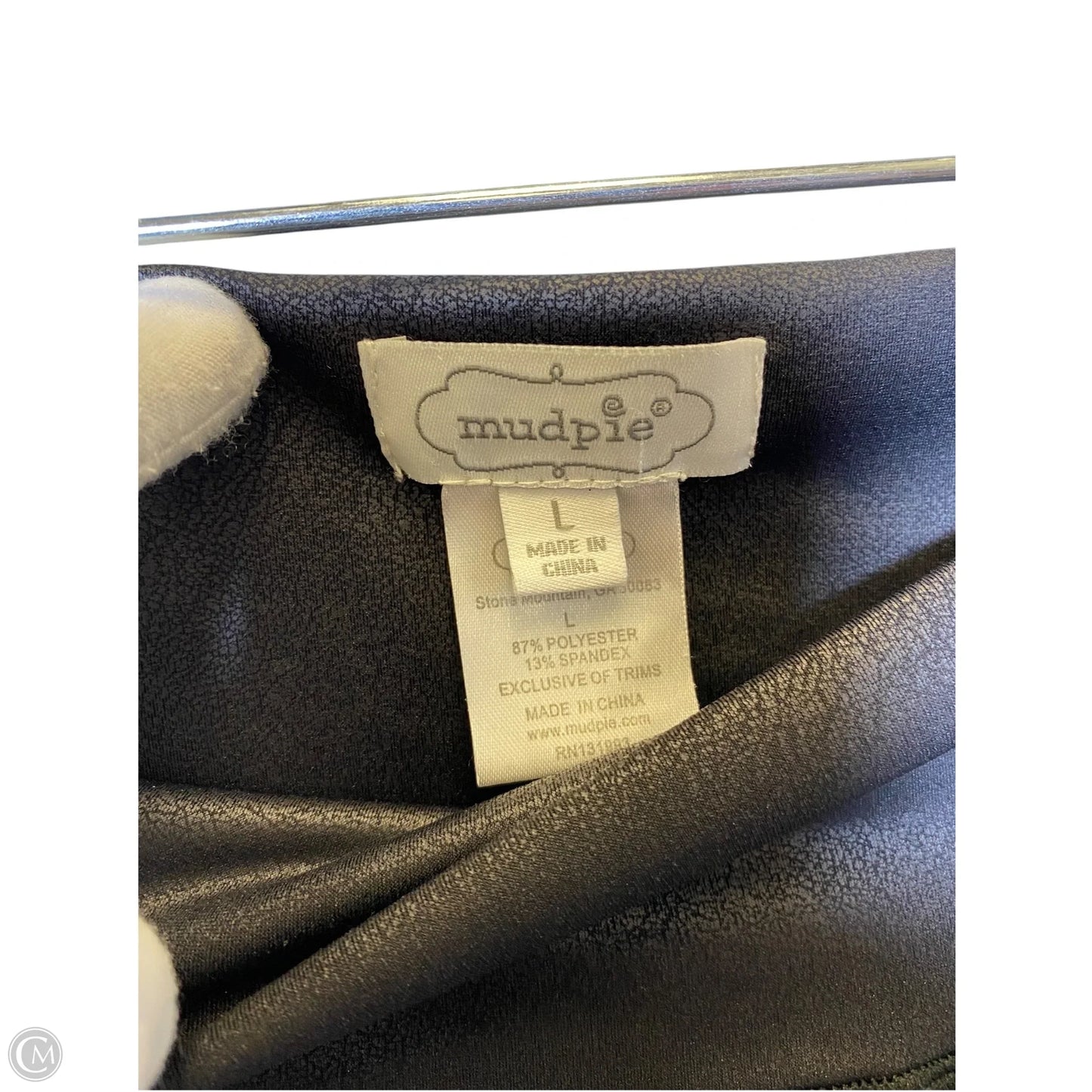 Athletic Leggings By Mudpie In Black, Size: L