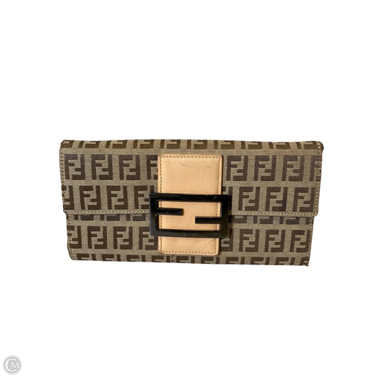 Wallet Luxury Designer By Fendi, Size: Small