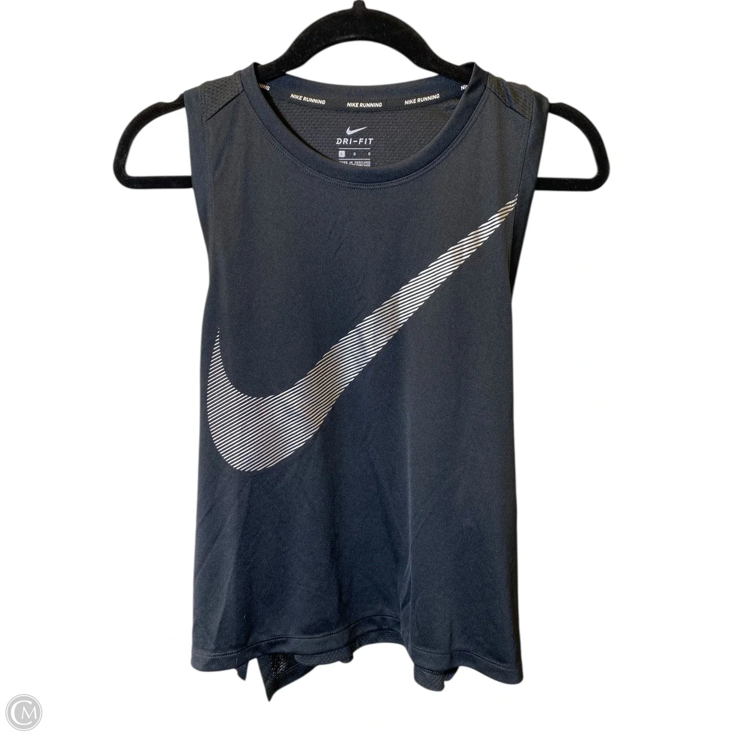 Athletic Tank Top By Nike In Black, Size: L
