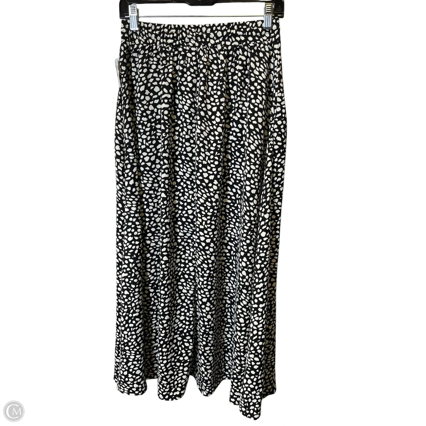 Skirt Maxi By Clothes Mentor In Black & White, Size: S