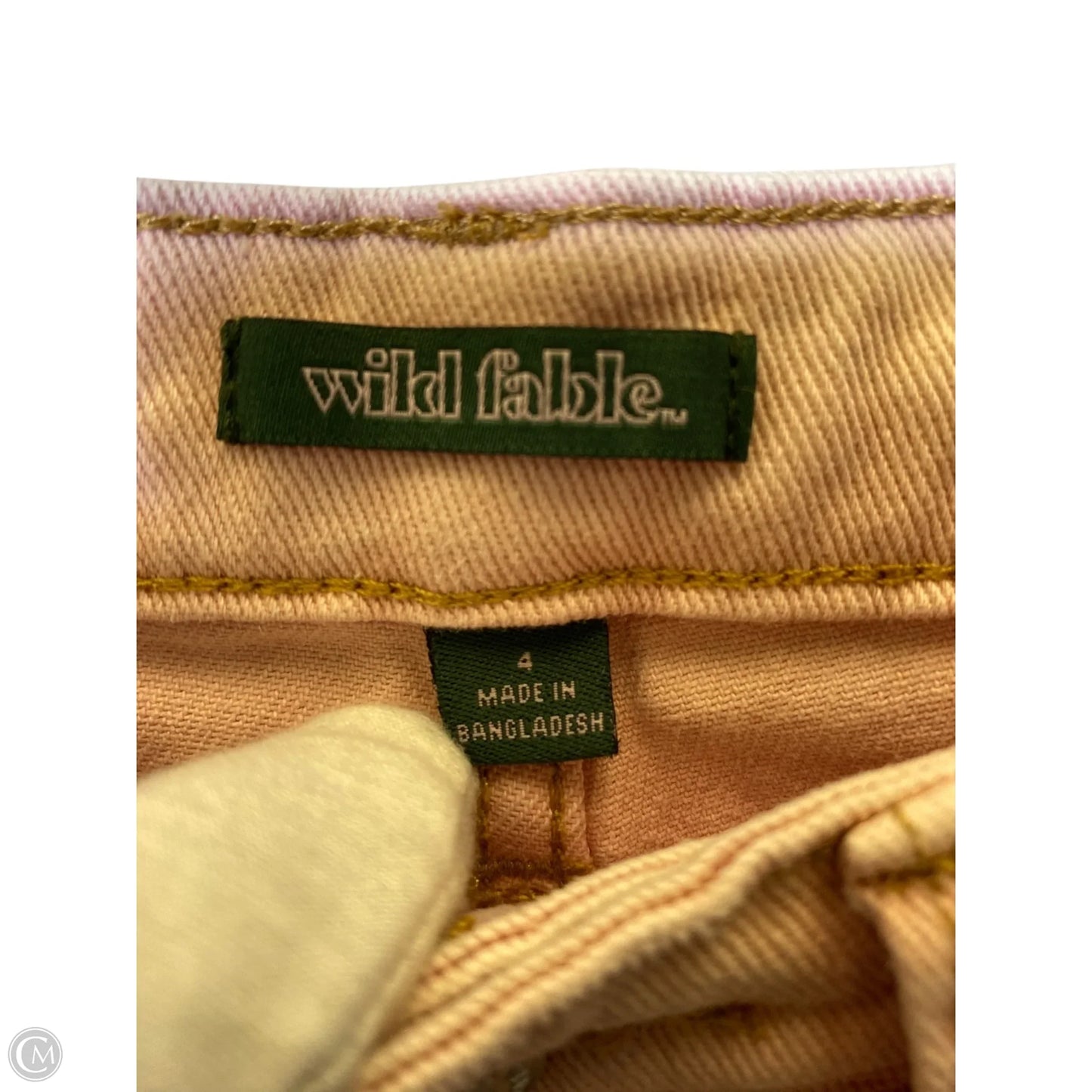 Jeans Straight By Wild Fable In Pink, Size: 4