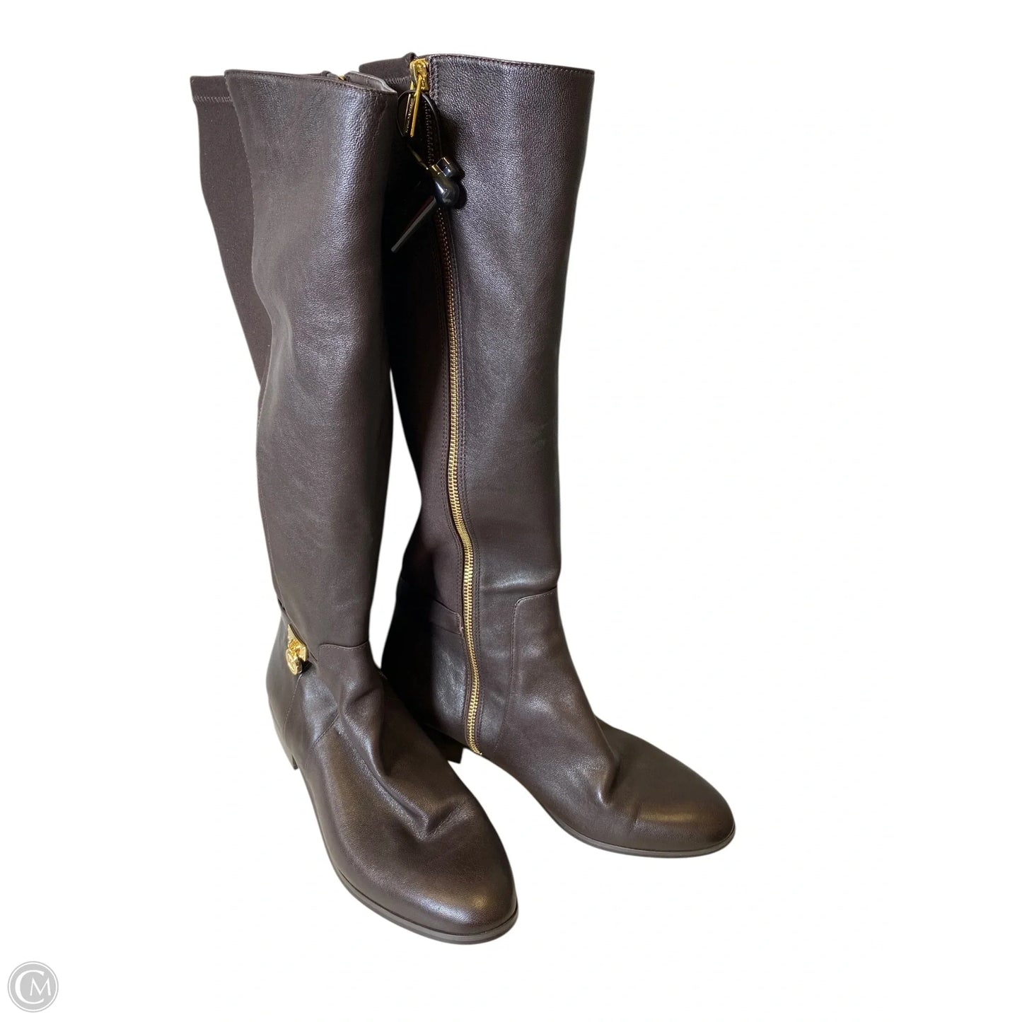 Boots Designer By Michael Kors In Brown, Size: 10