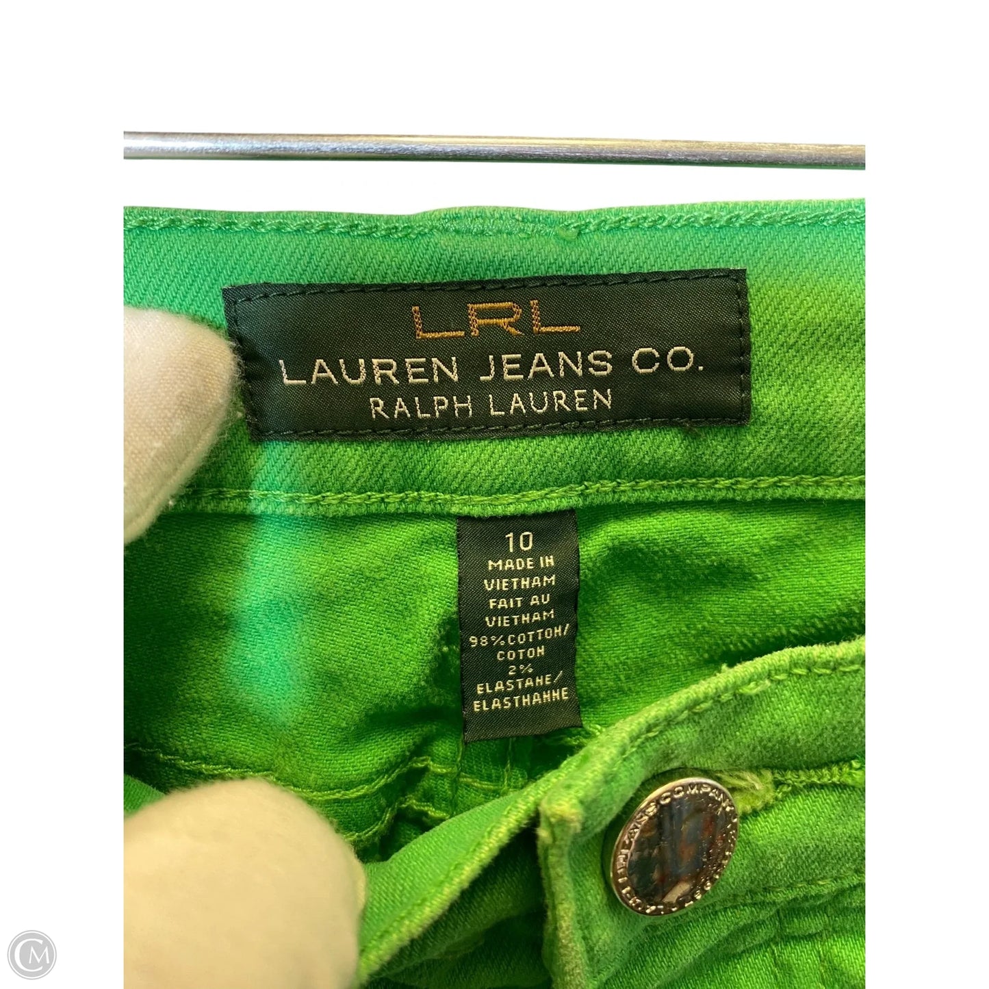 Jeans Straight By Ralph Lauren In Green, Size: 10