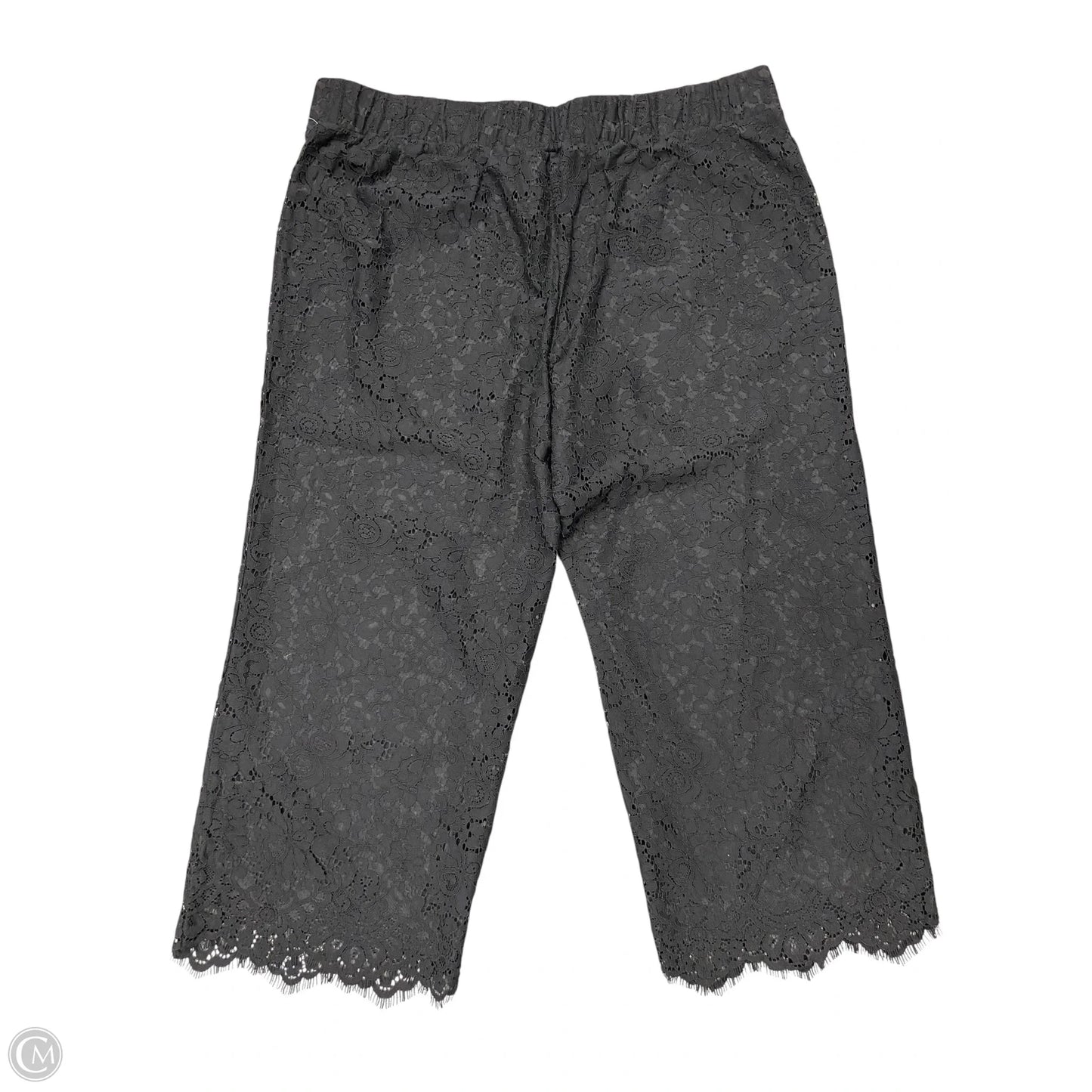 Pants Cropped By Isaac Mizrahi In Black, Size: 1x