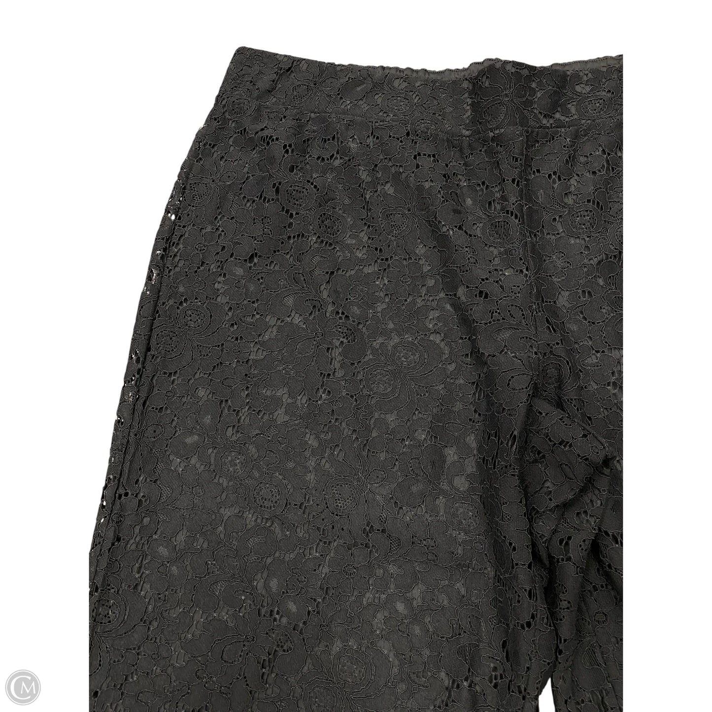 Pants Cropped By Isaac Mizrahi In Black, Size: 1x