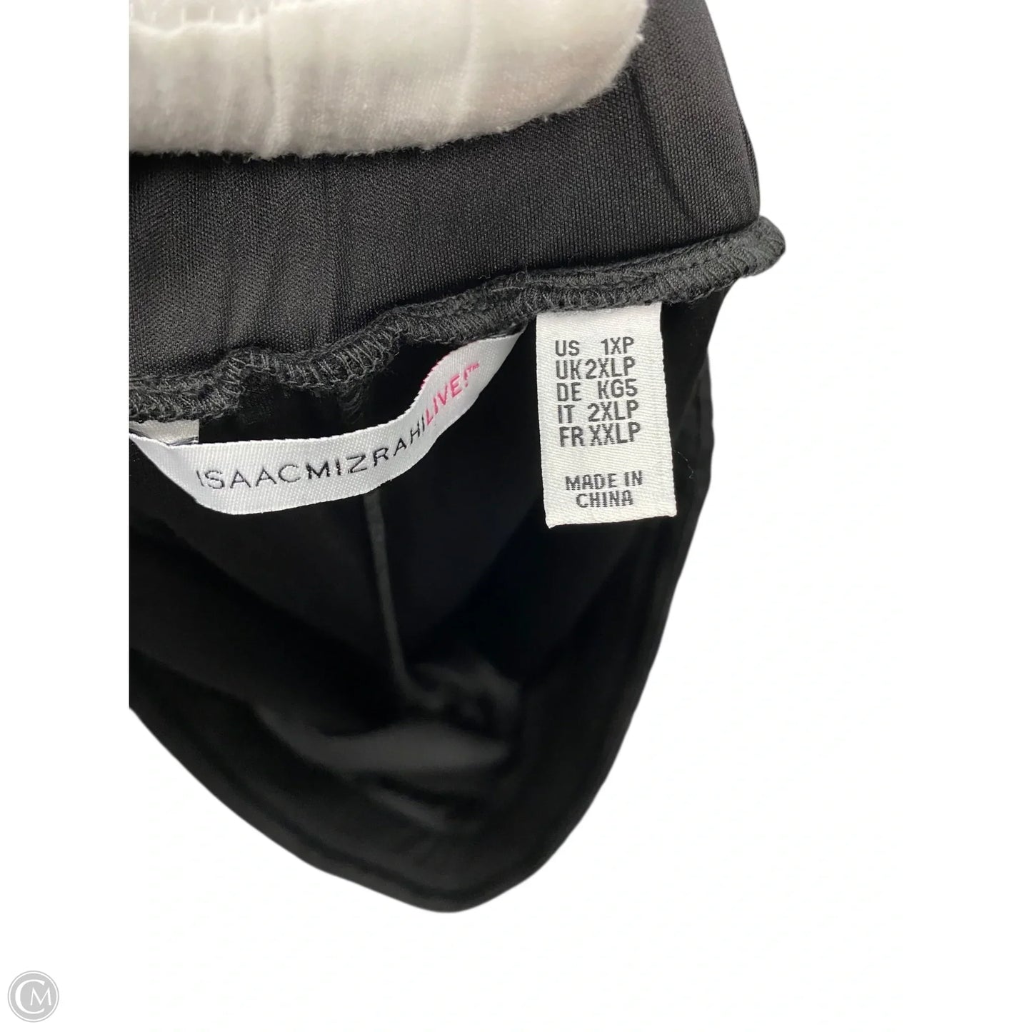 Pants Cropped By Isaac Mizrahi In Black, Size: 1x