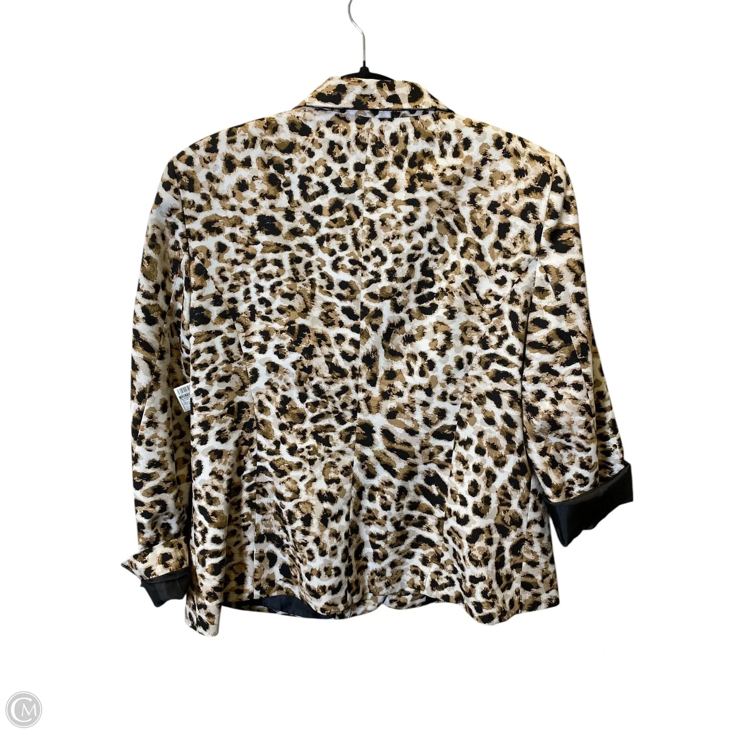 Blazer By Calvin Klein In Animal Print, Size: 14