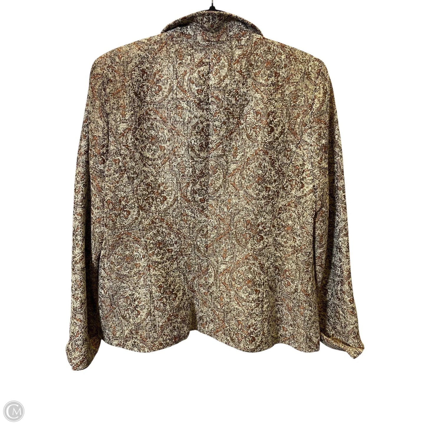 Blazer By Clothes Mentor In Brown, Size: 12