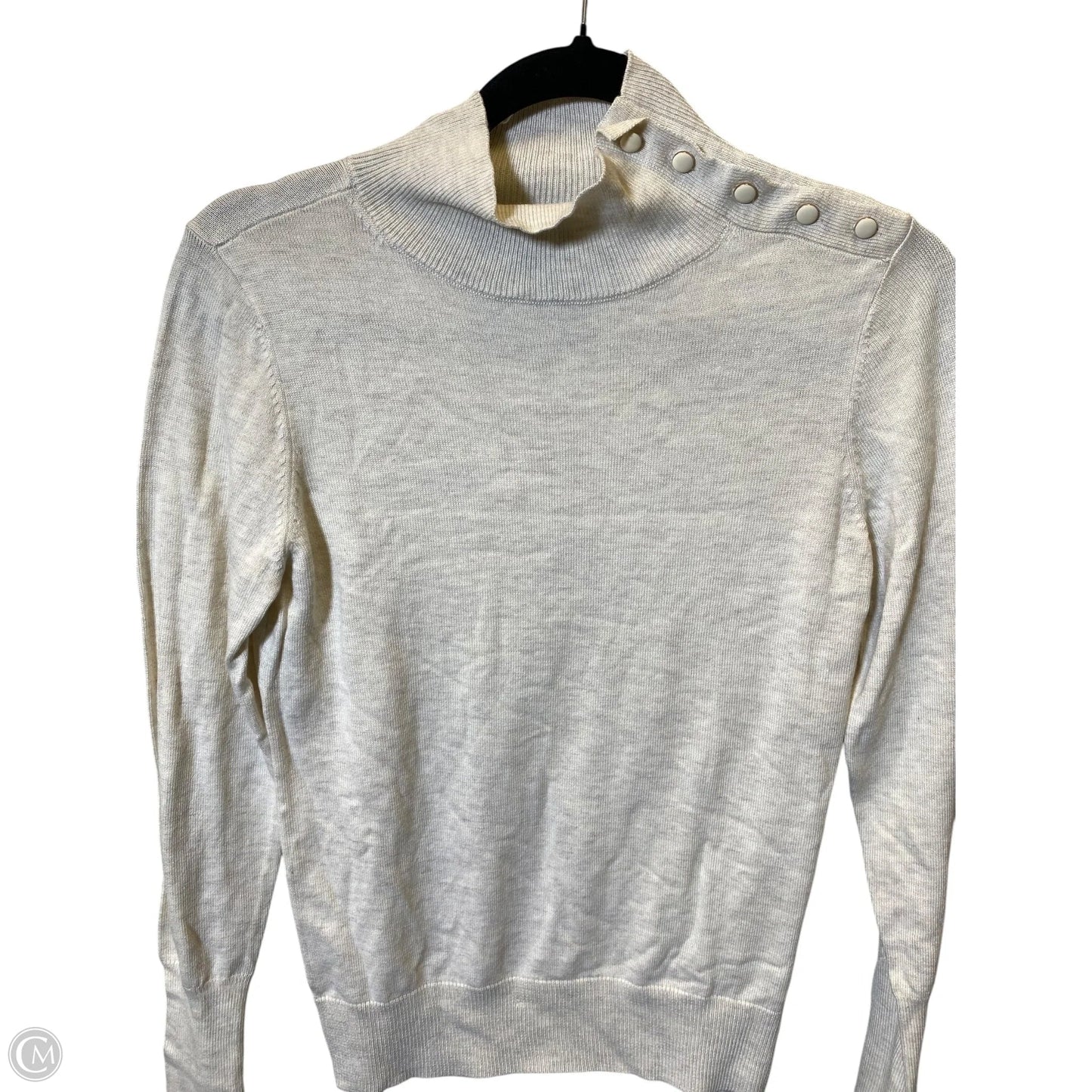 Sweater By Ann Taylor In Cream, Size: S
