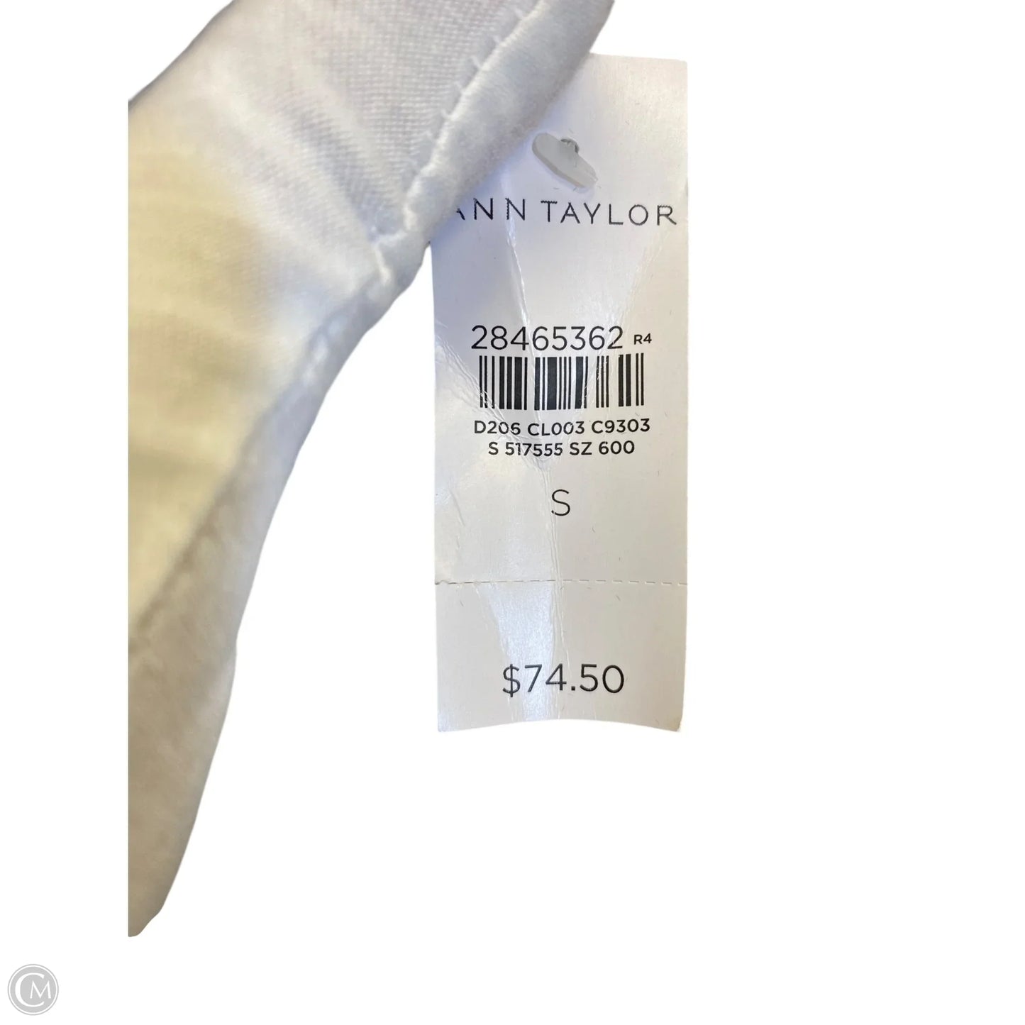 Sweater By Ann Taylor In Cream, Size: S