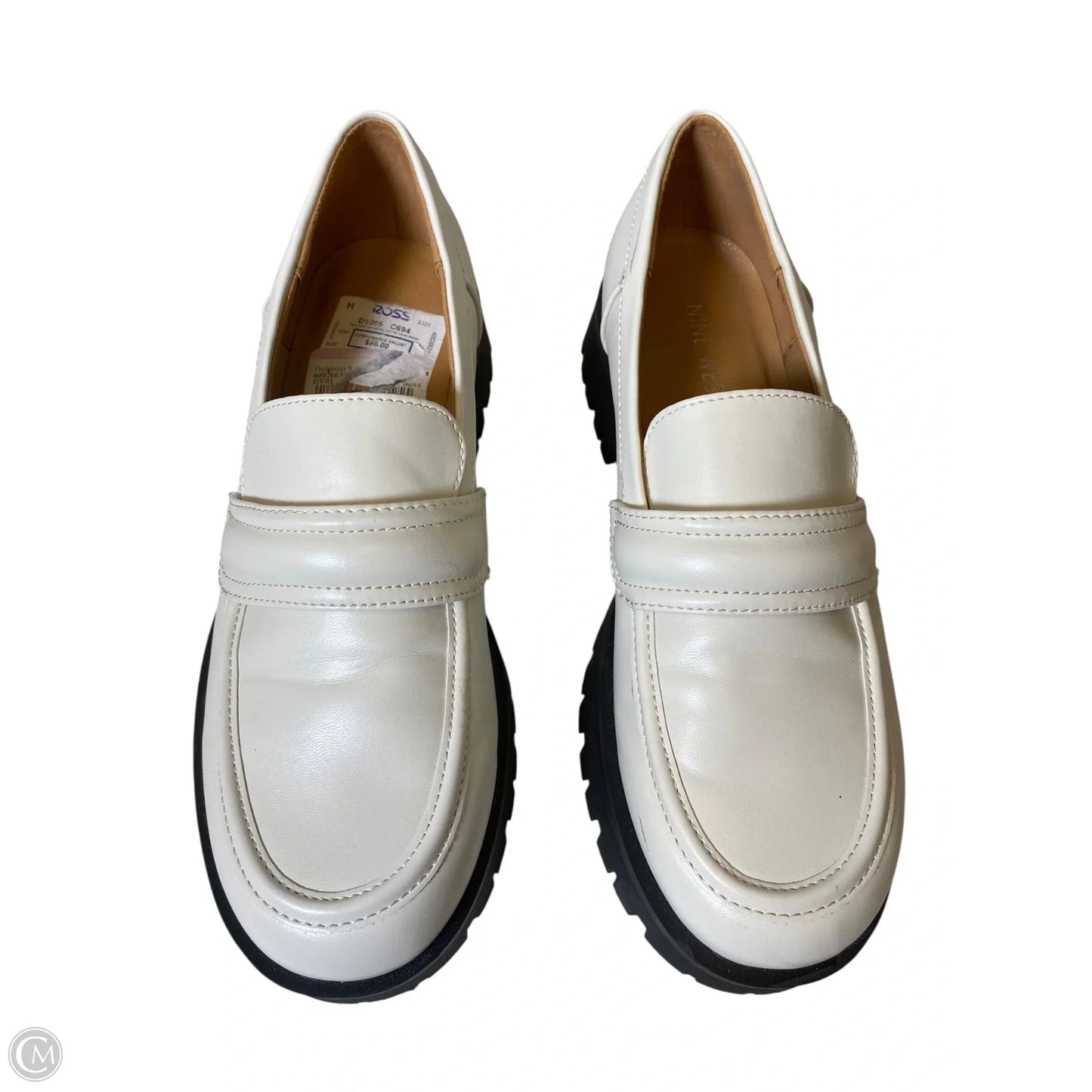 Shoes Heels Platform By Nine West In White, Size: 7.5