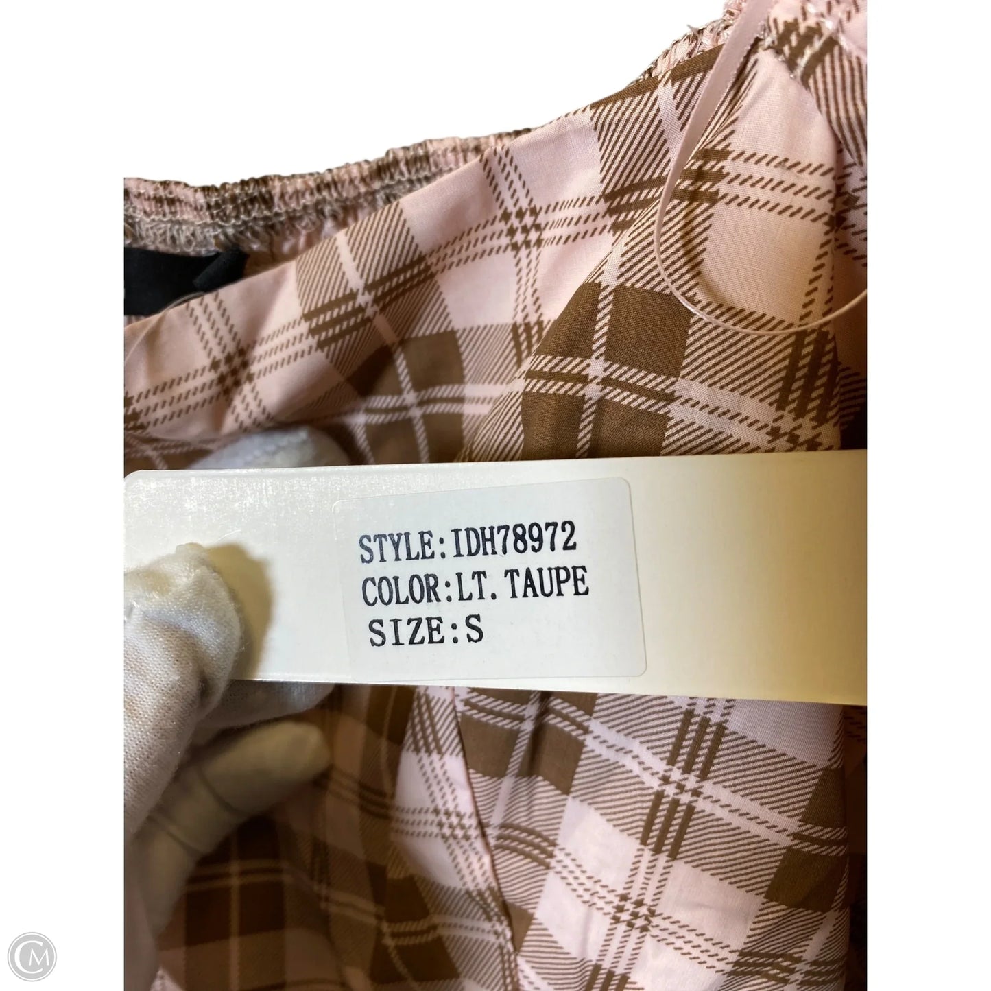 Dress Casual Short By Clothes Mentor In Plaid Pattern, Size: S