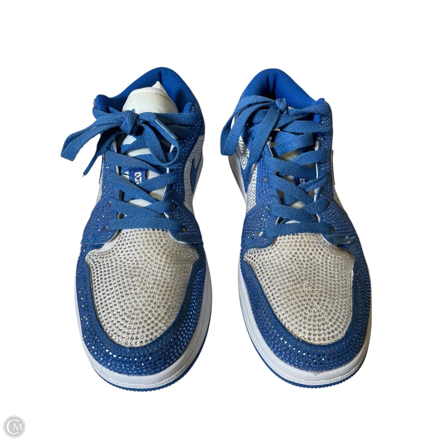 Shoes Sneakers By Nike In Blue & White, Size: 8