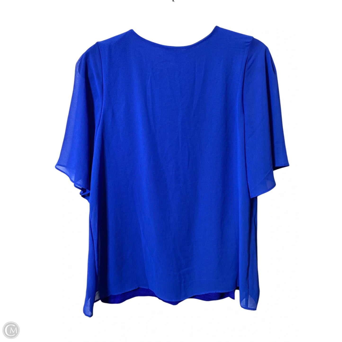 Top Short Sleeve By Banana Republic In Blue, Size: Xs