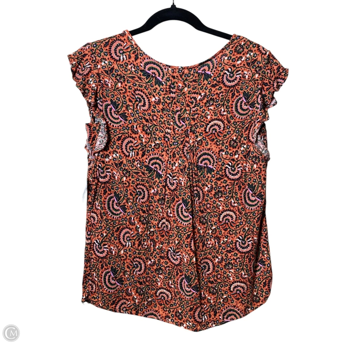 Top Sleeveless By Rachel Zoe In Brown & Red, Size: M