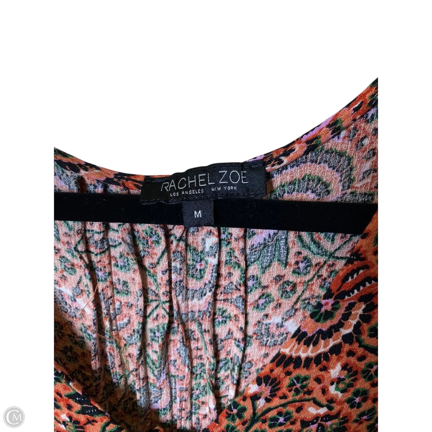Top Sleeveless By Rachel Zoe In Brown & Red, Size: M