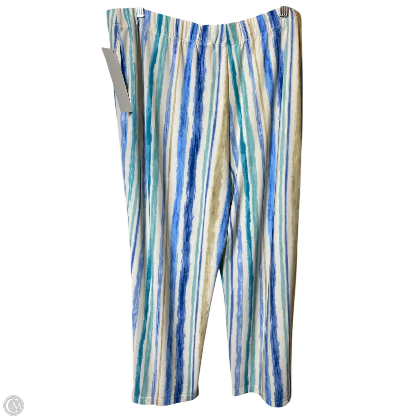 Pants Wide Leg By Susan Graver In Multi-colored, Size: L