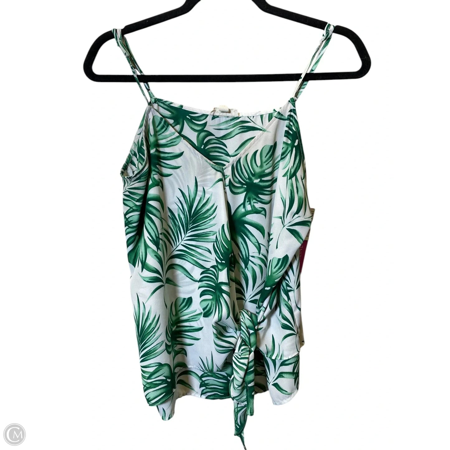Top Sleeveless By Cmc In Tropical Print, Size: L